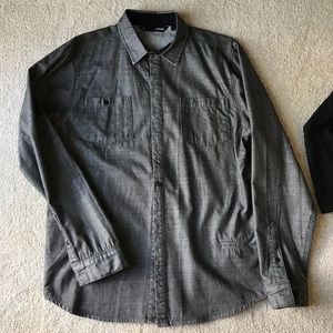 COMUNE Hooded Denim Shirt Adult Men’s Medium